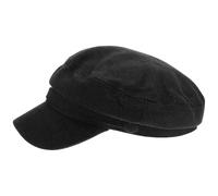 HYTROVE Berretto Basco Donna Estivo Nero in Cotone e Lino Leggero Protezione Solare per Viaggi e Picnic Stile Nautico Elegante e Versatile Stagione Calda