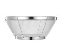 HYTROVE Cestino scolapasta in acciaio inox a maglia fine, 22 x 21 x 9 cm, scolapiatti per verdure e frutta, utensile da cucina compatto con rete fine per miglio e semi di sesamo