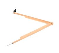 HYTROVE Compasso Didattico Multiuso Per Matematica e Geometria Con Clip Per Lavagna e Supporto Per Gessetti Strumento Per Insegnanti e Studenti Beige