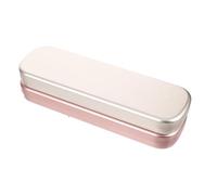 HYTROVE Contenitore Penne in Latta 2 Pezzi, Astuccio Metallico Rettangolare