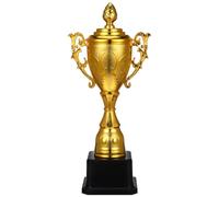 HYTROVE Coppa in Plastica Oro per Premiazioni Sportive e Feste | Decorazione Creativa e Vivace, Finitura Bella e Lavorazione Fine, per Banchetti Sportivi e Cerimonie Scolastiche