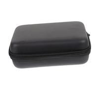 HYTROVE Custodia Rigida per Registratore Design a Zip Liscia in Eva e Nylon Nero, Organizer Compatto per Piccoli Accessori, per Viaggi e Uscite
