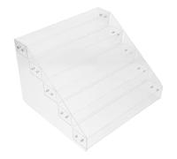 HYTROVE Espositore in Acrilico Trasparente 5 Livelli per Minimarket Porta Sigarette Scaffale da Banco per Pacchetti Gomme e Caramelle