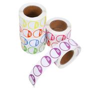 HYTROVE Etichette Adesive Settimanali Colorate Rimovibili in Rame per Gestione Inventario, 7 Pezzi Pratici per Negozi di Panetteria e Boutique