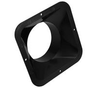 HYTROVE Flangia Di Collegamento Per Industriali Uscita Di Ventilazione Adattatore Quadrato Facile Da Installare Plastica Abs