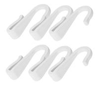 HYTROVE Ganci a S in Plastica Set da 6 Pezzi per Appendere Borse e Accessori in Cucina e Armadi Soluzione Salvaspazio per Casa e Ufficio