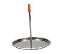 HYTROVE Griglia per Barbecue in Acciaio Resistente Piatto Antigoccia, Supporto Verticale per Arrostire Pollo e Tacchino, per Cucina Domestica e attività all’Aperto Come Campeggio e Picnic