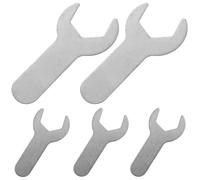 HYTROVE Kit 5 Chiavi Multifunzione per Bombole Gas, Chiave Inglese in Acciaio Resistente, Manico lungo Ergonomico per Uso Domestico e Campeggio, Chiave per Riduttore e Regolatore Gpl