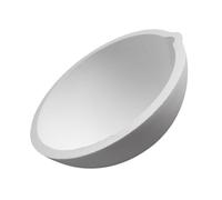 HYTROVE Laboratory Evaporating Basin Round Quartz Material White Color With Stable Base For Home And Laboratory Applications