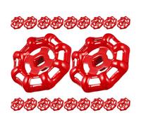 HYTROVE Maniglia della Ruota per Valvola a Saracinesca in Acciaio Inox 20 Pezzi, Manico Quadrato 6x6mm, Ricambio per Rubinetto Acqua, Accessorio Idraulico per Interventi di Chiusura