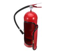 HYTROVE Mobiletto Portatile e Indipendente la Conservazione del Vino a Forma di Estintore Rosso in Ferro e Plastico, per Ufficio e Piano di Lavoro