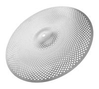 HYTROVE Piatti Silenziosi per Batteria 14 Pollici in Lega Argento Riduzione del Rumore, Accessorio Speciale per Drum Kit per Esercitazioni e Regali