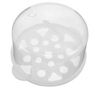 HYTROVE Porta Uovo alla Coque in Plastica 2 Pezzi con Coperchio, Supporto Rotondo per Uova, Mantiene la Forma, per Colazioni in Famiglia