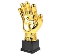 HYTROVE Premio Calcio Portiere Guanti d'oro in Plastica, Riconoscimento Campione Torneo Calcistico Scuola e Campionato Amatoriale, Riconoscimento Risultato Portiere Calcio