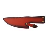 HYTROVE Proteggi Coltelli da Cucina in Pelle Marrone 20 Cm, Custodia Protettiva per Coltelli da Chef e Frutta, Fodero Sicurezza Taglierino per Uso Domestico