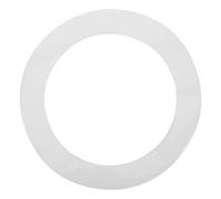HYTROVE Protezione per Grancassa Bianca Anello in Pet per Apertura della Pelle del Tamburo, Design Minimalista e Versatile per Kit Percussioni e Vari Bassi