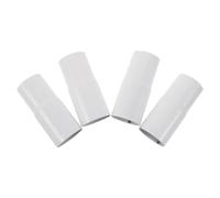 HYTROVE Rialzi per Letti Bambini a Innesto, 4 Pezzi, Ferro, Bianco