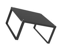 HYTROVE Scaffale Cucina in Ferro Nero per Ripiano, Organizer Semplice | Cucina e Armadio, Conserva Stoviglie e Oggetti, Design Essenziale, Salvaspazio e Versatile