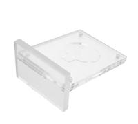 HYTROVE Scatola Espositiva per Plettri per Chitarra in Acrilico Trasparente Struttura Sigillata Antipolvere e Base Protettiva, Custodia Organizer per Plettro Personalizzato, Adatta a