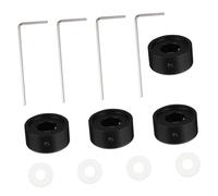 HYTROVE Set 4 Copri Pedale Effetto Chitarra in Lega Alluminio Con Cuscinetto Silicone, Protezione Antiscivolo Per Pedale Interruttore Piede, Accessori Pedalboard Per Strumenti Musicali