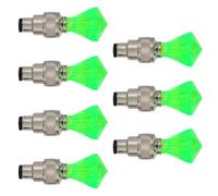 HYTROVE Set 7 Pezzi Luci per Bici a LED Verdi per Ciclismo Notturno, Materiali Compositi Resistenti, Luce Visibile per Sicurezza Durante la Guida Notturna