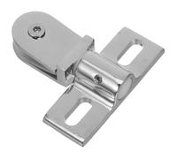 HYTROVE Set Cerniere Pivotanti per Porte Doccia in Vetro in Lega di Zinco Cerniere per Porte Pivotanti Bidirezionali con Morsetto Superiore e Inferiore con Installazione Completa per