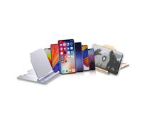 HYTROVE Supporto Pieghevole in Plastica Leggero e Portatile per Telefono e Tablet 2, Supporto da Scrivania Multi-angolo per Web
