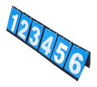 HYTROVE Tabellone Segnapunti Sportivo per Basket e Calcio 6 Cifre in Metallo Robusto Portatile per Eventi e Partite Outdoor