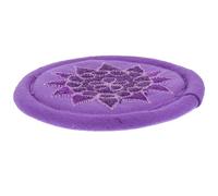 HYTROVE Tappetino per Ciotola Tibetana in Cotone Ricamato Resistente e Portatile per Sala Buddha Decorazione Arte Buddhista Tibetana Porpora Stili multipli