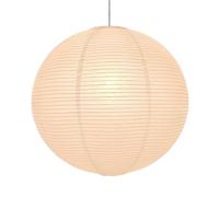 Hytsoeee Lanterna di carta bianca rotonda grande da 55 cm, moderna e minimalista in carta di riso e telaio in filo di acciaio, montaggio a soffitto, luce soffusa, aspetto costoso, compatibile con