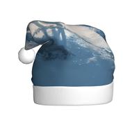 HYTTER Arctic Fox on the snowy plains - Cappello natalizio per adulti, con tesa morbida e soffice, leggero e confortevole