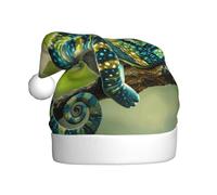 HYTTER Chameleon On Branch - Cappello natalizio per adulti, con tesa morbida e soffice, leggero e confortevole