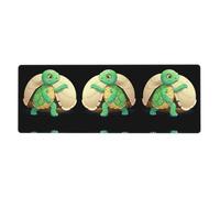 HYTTER Little Turtle in The Shell Printing Extra Large Mouse pad Computer Office Gaming Keyboard versione ispessita 30,5 x 80 cm