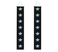 HYTTER Striscione per portico di laurea con scritta "Little star on morning glory", robusto, durevole, lavabile e riutilizzabile, decorazione di laurea per feste, cerimonie, porte d'ingresso
