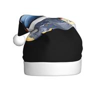 HYTTER Swallow on puzzle Prints, cappello natalizio per adulti, tesa morbida e soffice, leggero e confortevole