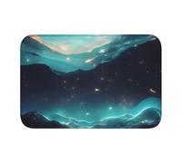 HYTTER Tappetino in velluto con stampa di stelle di fantascienza, per camera da letto, salotto, dormitorio, decorazione per la casa