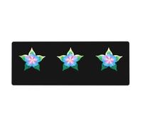 HYTTER Tappetino per mouse extra large con stampa Little Star on Morning Glory, per computer, ufficio, tastiera da gioco, versione ispessita, 30,5 x 80 cm