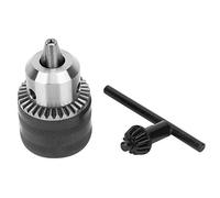 Hyuduo 1,5-13 Mm B16 KIT STRUMENTO ADATTORE ADATTORE Adattatore, Chuck in Acciaio Inossidabile Anti-tiro con Tasto, Facile Sostituzione del Bit con Vernice Elettroforetica, Durata a Lungo