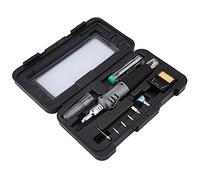 Hyuduo 10 in 1 Kit di Saldatura a Gas Kit di Saldatura Portatile a Corda di Saldatura Butano con Aria Calda di Accensione Automatica per la Riparazione della Saldatura Fai Te