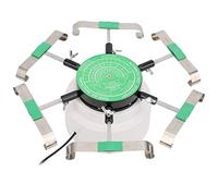 Hyuduo 6 Arms Watch Winder Machine Avvolgitore per Orologio Automatico con 6 Bracci in Lega Staccabile Base Rotonda e Viti di Fissazione per la Riparazione Dell'orologio Meccanico