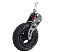 Hyuduo 7 Pollici di Ruote per Caster Set di Ruote Pesanti di 4 con Pneumatico PU Premium e Hub PP per Carrello del Carrello Elettrico Elettrico 165,3 Libbre Capacità di Carico a Basso