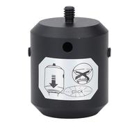 Hyuduo Adattatore per Prisma Adattatore per Asta Topografica in Lega di Alluminio con compatibilità a Coda Lunga per Stazione Totale GPS RTK