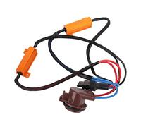Hyuduo Adattatore Resistenza di Carico LED, 2 Pezzi Kit Decodifica 50W Filo | Resistore, elimina Hyper Flash e codici di errore, alloggiamento in lega di alluminio T6063