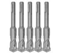 Hyuduo Bit per Trapano a Martello per Punta in Carburo, Kit per Trapano Martello Rotante 5 Pcs Lunghezza 110 Mm 2 Pezzi di Perforazione di Impatto Auto -flauto (18 mm)