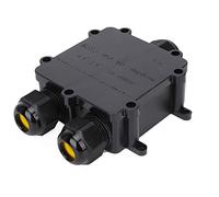 Hyuduo Box di Connessione Protetta UV Protetta Mistica/fantasia per Proiettori Esterni Neri y Tipo Elettro-vie di Tipo per le Luci Tunneal (Y)