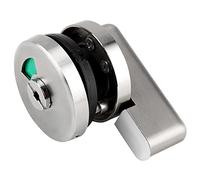 Hyuduo Bullone Indicatore Porta WC in Lega di Zinco, Serratura Attiva e Libera, con Colore Rosso Verde, per Porta Paratia Divisoria, Bagno Pubblico