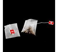 Hyuduo Bustine per Infusore per tè da 100 Pezzi, Filtro in Nylon con Cordoncino per Foglie di tè, Stufati, Zuppe, Perfette per la Casa e l'ospitalità