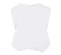 Hyuduo Carta Adesiva Stampabile 100 Pezzi, Senza Etichette Autoadesive per Stampanti a Getto D'inchiostro, Carta Bianca A4 8,3x11,7 Pollici per Artigianato Artistico e Organizzazione