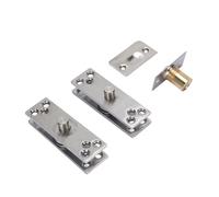 Hyuduo Cerniera per Porta in Legno con Rotazione di 360 Gradi e di Cuscinetti a Sfera Ferramenta per Porta Girevole Invisibile per Libreria e Segreto