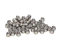 Hyuduo Chiusura del Filo in Acciaio Inossidabile M7X1-50 Pezzi Usa il Dado di Riduzione della Donna Maschio per gli Strumenti di Torporazione (1.5D)